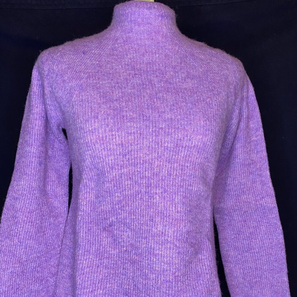Banana Republic Medium Purple mock neck wool sweater
